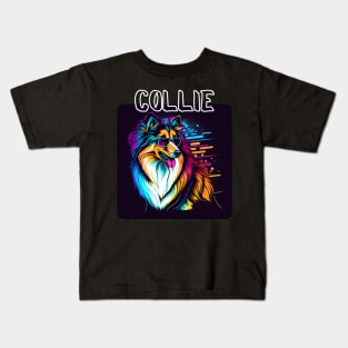 Graffiti Style - Cool Collie 1 Kids T-Shirt